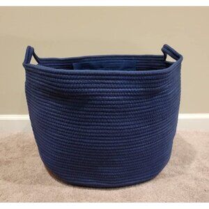 New Extra Large Blanket Basket, Cotton Rope Basket for Toys, Woven Laundry Baske